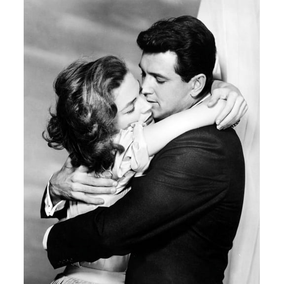 Rock Hudson & Lauren Bacall - Over The Shoulder Hug Photo Print (8 x 10)