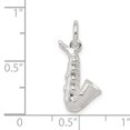 thumbnail image 3 of 925 Sterling Silver Saxophone Necklace Pendant Charm Musical Instrument, 3 of 8