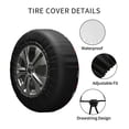 thumbnail image 5 of Lotusprint LLC Funny UFO Bigfoot Spare Tire Cover Without Backup Camera Hole, Multicolor, Funny Bigfoot Wheel Cover, 5 of 5