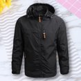 thumbnail image 1 of Abrigo Abrigo de hombre Senderismo Camping Ropa deportiva Térmica Exterior Outwears Primavera Otoño Chaqueta Kuymtek Negro T 3EG para Hombre, 1 of 5