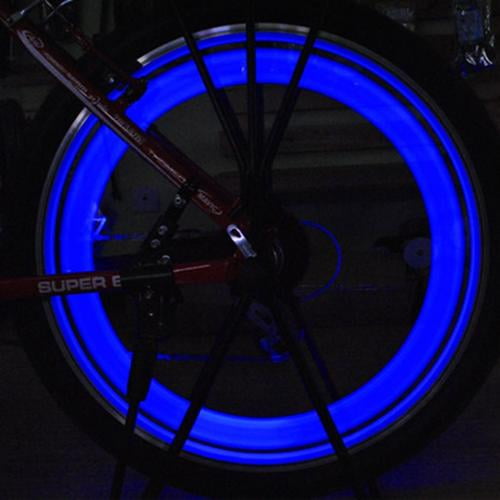 AGPtek Waterproof 6Pcs Bike Bicycle Cycling Sopke Silicone LED Light ...