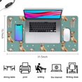 thumbnail image 5 of Long Mouse Pads for Desk,Chihuahua and Footprints Desk Mats on Top Of Desks, Desk Mouse Pad Extra Large with 3mm Non-Slip Base and Stitched Edge for Gaming,Office,Work,Home 31.5"x15.7", 5 of 6