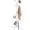 WHITE, variant on Metal Coat Rack, Freestanding Coat Tree & Hall Tree with 15 Hooks, Sturdy Coat Rack Stand and Hat Rack, Coat Hanger for Entryway, Bedroom, Office for Jackets, Hats, Bags,Brown