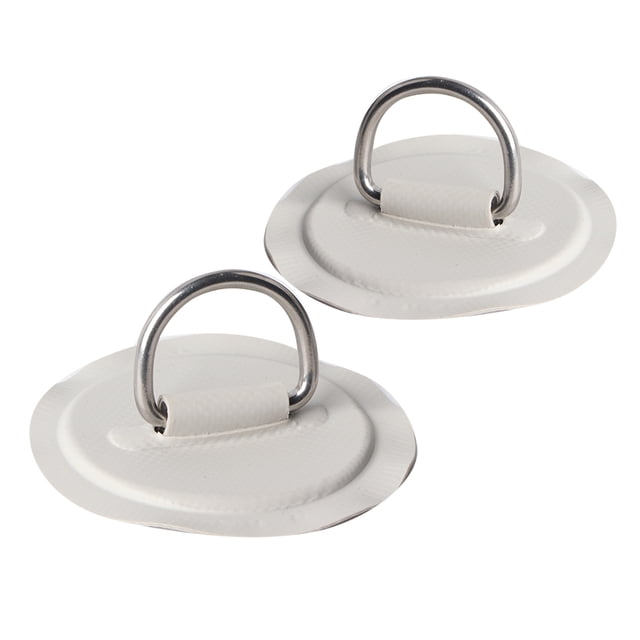 2pcs Inflatable Boat Kayak D Ring Patch Steel Buckle Lightweight Durable Easy Install and Use for Inflatable Boat Kayak Accessories for Water Sports