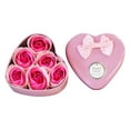 3 Roses Soap Flower Tin Box Valentines Day Gift