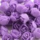 thumbnail image 2 of Rosa Artificial 50x flor de rosa artificial DIY San Valentín boda fiesta hogar Decoración (púrpura), 2 of 4