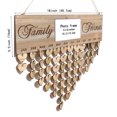 thumbnail image 2 of CRAFTHROU 1Set DIY Photo Frame Message Board Bamboo Friendship Plaque for Family Home Decoration on Mother's Day, 2 of 5