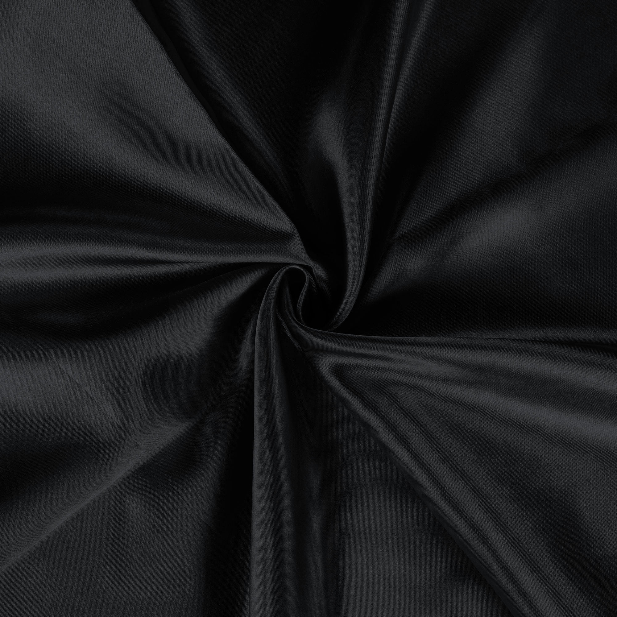 REGALWOVEN 3Pcs Satin Duvet Cover Set with 2 Pillowcases, Black Queen