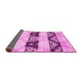 thumbnail image 2 of Ahgly Company Indoor Rectangle Abstract Pink Contemporary Area Rugs, 7' x 10', 2 of 4