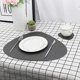 thumbnail image 2 of Placemat Set Recycled Leather Table Mat Kitchen Table Decoration, 2 of 5