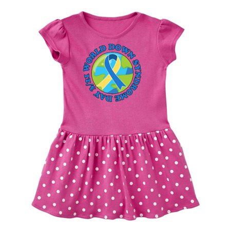 

Inktastic World Down Syndrome Day March 21 with Planet Earth Gift Toddler Girl Dress