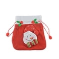 thumbnail image 1 of Injueey Bolsas con cordón de Navidad de dibujos animados, embalaje de regalo, muñeco de nieve de Navidad, decoración tridimensional, bolsa de Kits de decoración para fiestas Muñeco de nieve Injueey HA068770-01, 1 of 6