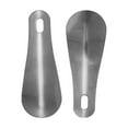 thumbnail image 6 of Unique Bargains 1 Pc Oval Style Hangable Shoe Horn for Shoe 3.94"x1.5" Silver Tone, 6 of 6