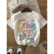 thumbnail image 2 of Playera Deportiva Manga Corta Mujer Dry-FitDirectional Letter Round Neck Vintage Casual Printed T-Shirt for WomenFather's Day, Mother's Day, New Year, Spring Festival, Valentine's Day, Independence, 2 of 8