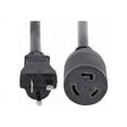 thumbnail image 3 of StarTech.com 1 Pieds (30cm) Rallonge Robuste, NEMA L5-20R vers NEMA 5-20P Rallonge, 20A 125V, 12AWG, Câble d'Alimentation Lourd - Câble d'Alimentation - NEMA L5-20R (R) Verrouillage vers NEMA 5-20P (P) Verrouillage - AC 125 V - 20 A - 1 Pieds - Moulé - Noir, 3 of 7
