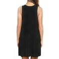 thumbnail image 3 of UKAP Women Sleeveless Plain Pocket T-Shirt Dress Casual Loose Summer Beach Sundress V Neck Swing Tank Dress Ladies Sexy Beach Cover Up Dress, 3 of 3