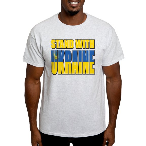 CafePress - Stand With Ukraine Men's Value T Shirt - Men's Classic Graphic T-Shirt