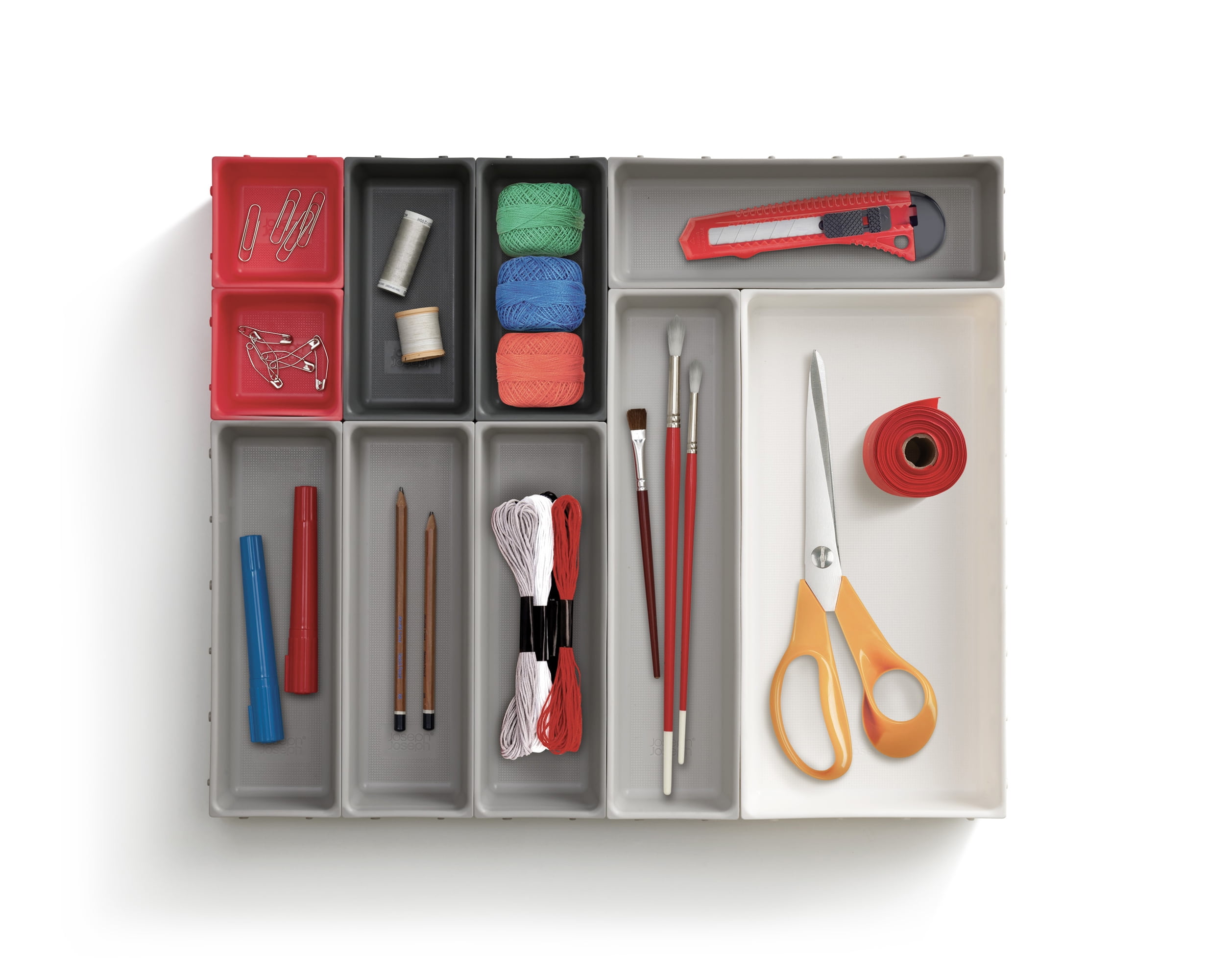 Joseph Joseph Duo 10-piece Customizable Multi-Purpose Drawer Organizer Set