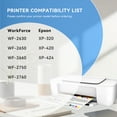 thumbnail image 2 of UXYUXY Ink Cartridges Replacement for Epson 220 220XL Ink Cartridges for Workforce WF-2760 WF-2750 WF-2630 WF-2650 WF-2660 XP-320 XP-420 Printer(2 Black,1 Cyan,1 Magenta,1 Yellow,5 Pack), 2 of 6