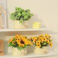 thumbnail image 2 of CSChome Simulation Bonsai Rustic Sunflower Bonsai: Realistic Non Withered Table Decoration, 2 of 7