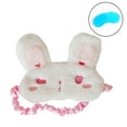 thumbnail image 1 of Eye Mask Cartoon Rabbit Design Sleep Mask Blindfold Eye Mask with Ice Pack, 1 of 6
