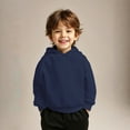 thumbnail image 5 of Boys Hoodies Thickened Navy Hoodies Casual Long Sleeve Hoodie Sweatershirt Pullover Fall Winter Clothes Girls Toddler Clothes 5-6 Years, 5 of 5