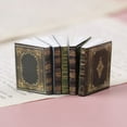 thumbnail image 5 of 3pcs/set 1:12 Dollhouse Miniature Classical Book Scene Model Accessories Toys, 5 of 15
