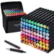 thumbnail image 1 of Juego de rotuladores con alcohol WELLOKB, 60 colores, doble punta, para arte, 1 of 9
