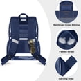 thumbnail image 3 of Mochila transparente PAMANO Heavy Duty para trabajos universitarios, 3 of 5