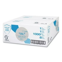 Papernet Heavenly Soft Double Layer Jumbo Toilet Tissue, Septic Safe, 1-Ply, White, 1,000 ft, 8 Rolls/Carton