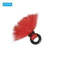 thumbnail image 3 of Uxcell 1.3" Fly Fishing Strike Indicators Stream Floating Hook Positioning Fishing Strike Indicator Yarn, Red, 4 Pack, 3 of 4