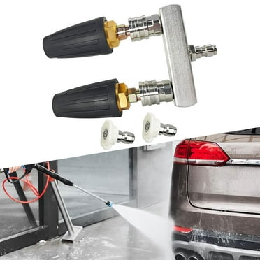 Colaxi Pressure Washer Nozzle Power Washer Nozzle 1/4inch Quick Connector Sturdy Easy to Use 4000 PSI Parts for Home Garden Outdoor