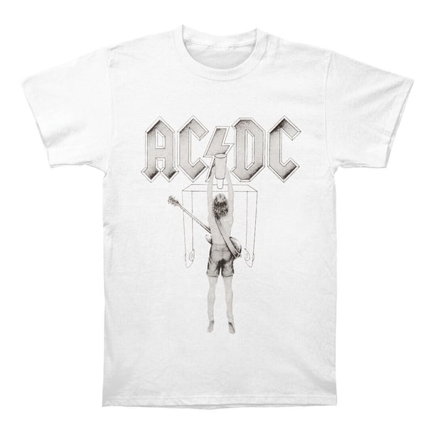 AC/DC - Camiseta Switch para Adultos Unisex (Blanco)
