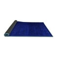 thumbnail image 2 of Ahgly Company Indoor Round Abstract Blue Modern Area Rugs, 7' Round, 2 of 4