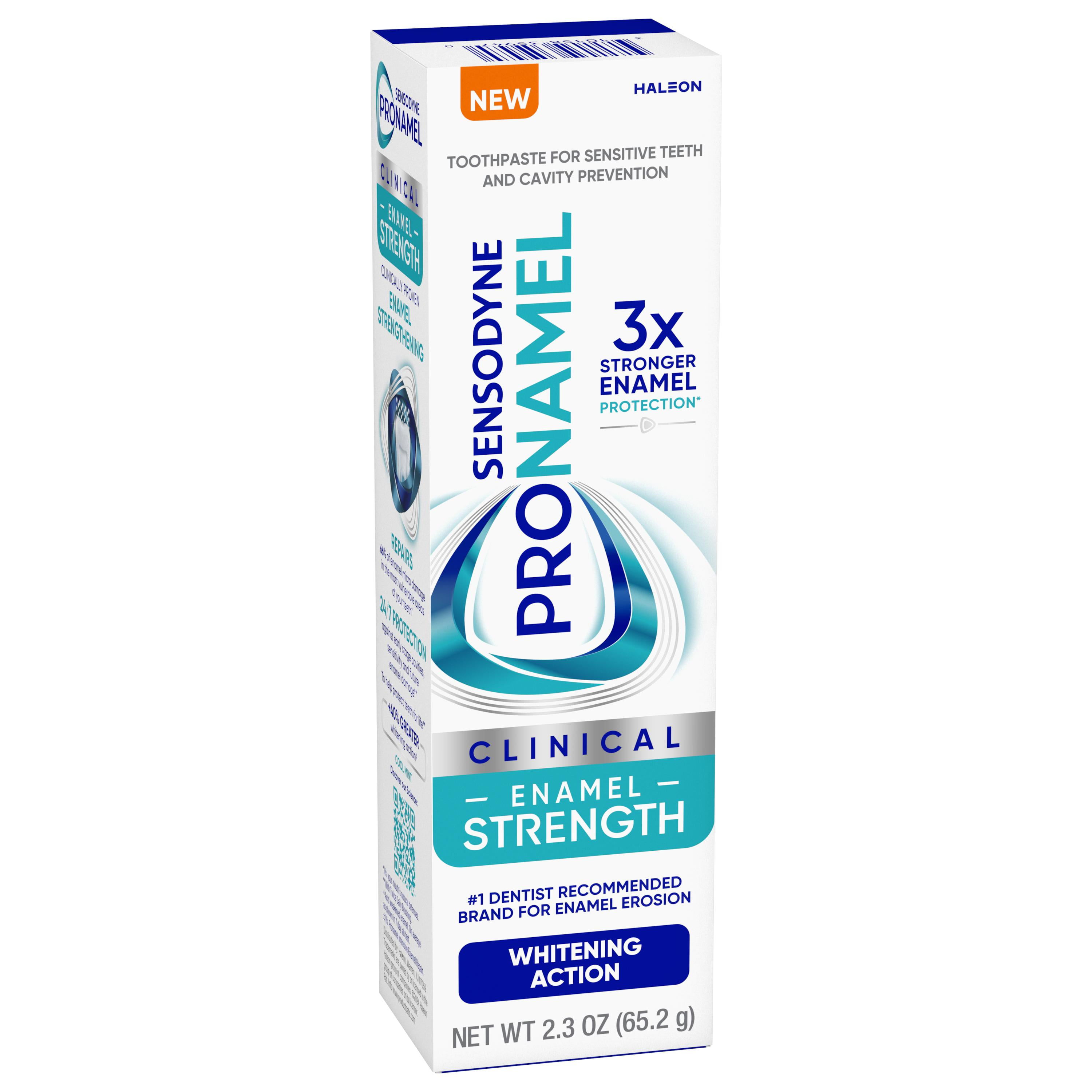 Sensodyne Pronamel Clinical Enamel Strength Toothpaste, Whitening Action, 2.3 oz