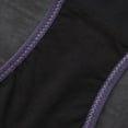 thumbnail image 5 of Seamless Cheeky Underwear for Women Underwear French Thin Mesh Lace Panties Womens Sheer Low Waist Bikini Underpants Purple L, 5 of 8