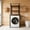 Black, variant on WanKaMom Heavy Duty Storage Shelves for Garage, Metal Over The Washer Dryer Shelf, Freestanding Laundry Room Organizer Rack