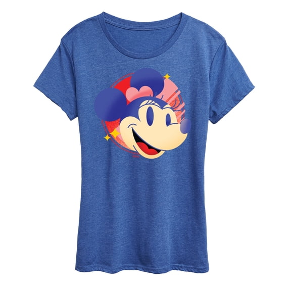 Disney - Minnie Mouse Head - Women's Short Sleeve Graphic T-Shirt