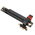 thumbnail image 4 of Câble d'Extension PCIE, Double Bande Adaptateur PCIE 5U Évier Or Stabilité des Doigts pour les Accessoires Informatiques, 4 of 8