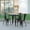 Black Top/Black Frame, variant on Emma + Oliver Indoor/Outdoor Dining Table, 30" Round All Weather Black Poly Resin Top with Black Steel Base