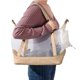 thumbnail image 5 of pstuiky Bolsa de malla de nailon transparente para gatos portátil plegable y de mano., 5 of 6