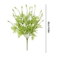 thumbnail image 3 of YOHAVEN Artificial Greenery Plant 15", Faux Plastic Green Grass Bush Wedding Party Decorations Indoor Outdoor Tabletop Ornament for Home Office Decoration, 3 of 8