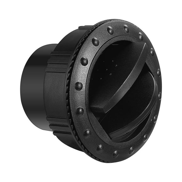 MasteelfCA 60mm Universal Vent Air Outlet Rotating Interior Round Ceiling for Car RV ATV A/C (Black)