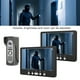 thumbnail image 1 of Videoportero Montado en la pared Negro 7 pulgadas LCD digital en color Cámara TFT 2 monitores Videoportero Intercomunicador Sistema de visión nocturna, 1 of 8