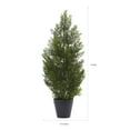 thumbnail image 2 of Nearly Natural 2' Mini Cedar Pine Artificial Tree (Indoor/Outdoor), Green, 2 of 4