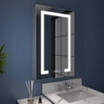 thumbnail image 2 of Boost-M2 20" W x 32" H Bathroom Narrow Light Medicine Cabinet with Lights and Mirror, Recessed or Surface, Left Hinge, 2 of 22
