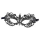 thumbnail image 5 of Máscara de encaje Máscara de encaje para ojos Máscara elegante de media cara, Máscara de mascarada para mujeres Correa de cinta negra., 5 of 9
