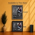 thumbnail image 6 of 25th Anniversary Picture Frame for Couple, Silver Threads Poem Gift, 6 of 8