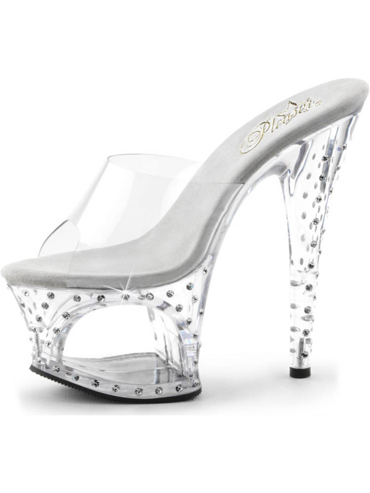 clear sandals size 10