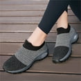 thumbnail image 5 of Tvtaop Womens Wedge Platform Shoes Comfortable Walking Shoes Breathable Knit Ladies Workout Sneakers Casual Sock Shoes, 5 of 9
